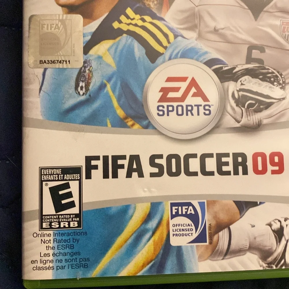 FIFA Soccer 2009 EA Sports Xbox 360 Video Game EUC